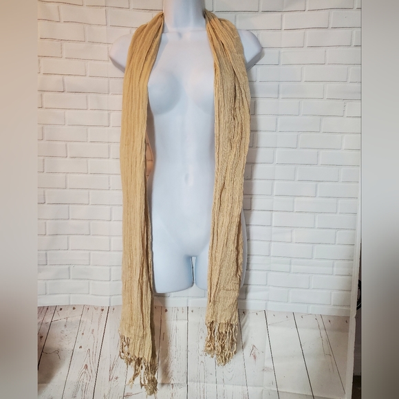 GAP Tan Lightweight Scarf - Picture 1 of 10